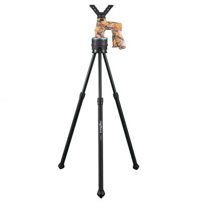 Lightweight 3 Leg Rubber Hunting Tripod Aluminum Alloy