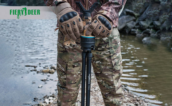 Adjustable Aluminum Alloy Hunting Tripod With 360° Panning Range