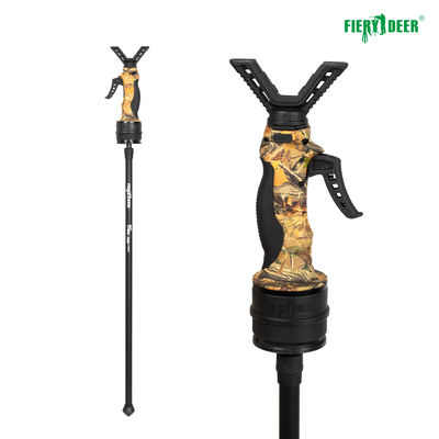 Universal Camouflage Aluminum Alloy Shooting Bracket 360° Rotatable for Precision Hunting Targeting